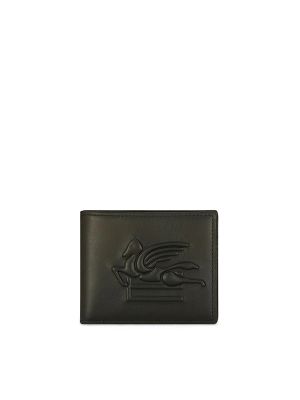 Etro Pegaso Motif-Embossed Leather Wallet