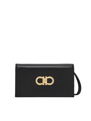 Ferragamo Double Gancini Leather Mini Bag