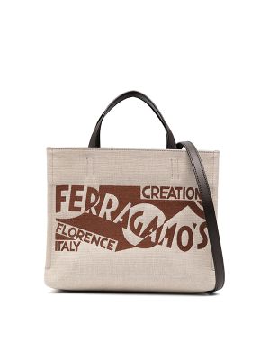 Ferragamo Logo Tote Bag