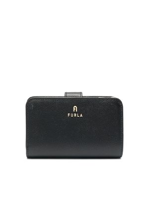 Furla Logo-Plaque Detail Wallet Black