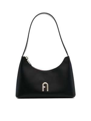 Furla Logo-Plaque Leather Shoulder Bag