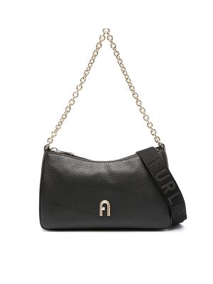Furla Logo-Plaque Leather Crossbody Bag