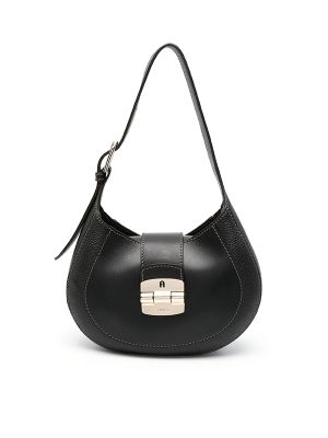Furla Logo-Debossed Leather Shoulder Bag