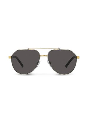 Dolce & Gabbana Pilot-Frame Logo Sunglasses