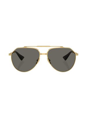 Dolce & Gabbana Stefano Aviator-Frame Sunglasses