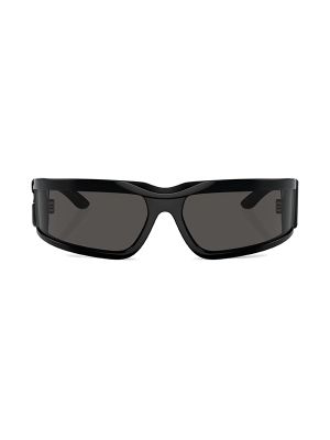 Dolce & Gabbana Logo-Plaque Wraparound Sunglasses