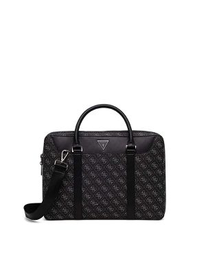 Guess Logo-Plaque Laptop Bag