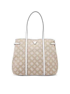 Guess USA Logo-Plaque Tote Bag