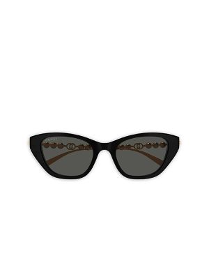 Gucci Pearl-Embellished Cat-Eye Sunglasses