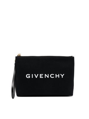 Givenchy Logo-Print Clutch Bag