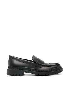 Coach Bradley Penny-Slot Leather Loafers