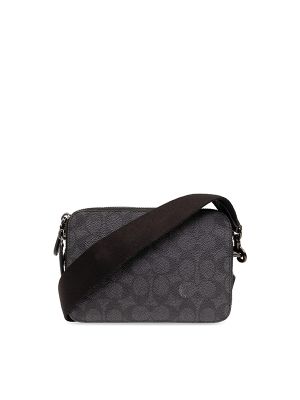 Coach Zipped Leather Messenger Bag