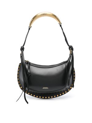 Isabel Marant Oskan Moon Leather Shoulder Bag