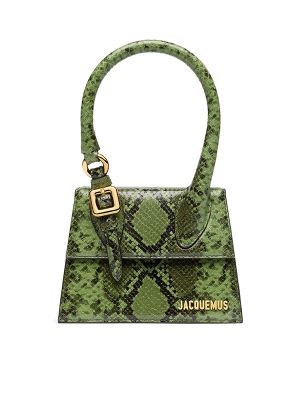 Jacquemus Le Chiquito Snakeskin-Effect Mini Bag