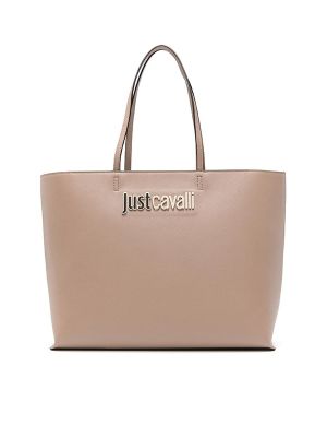 Just Cavalli Logo-Lettering Tote Bag
