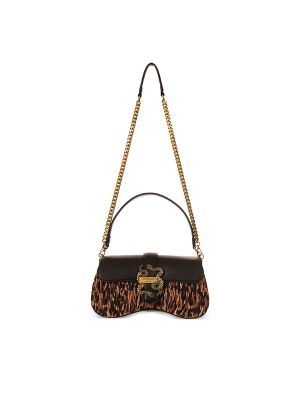 Just Cavalli Iconic Snakes Shoulder Bag
