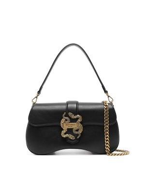 Just Cavalli Leather Shoulder Bag
