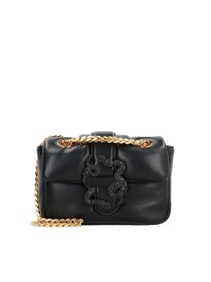 Just Cavalli Snake-Embellishment Shoulder Bag