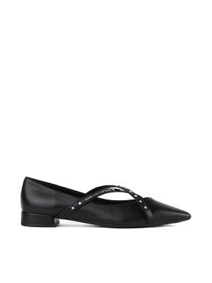 Karl Lagerfeld Kerrie Krosstrap Ballerina Shoes
