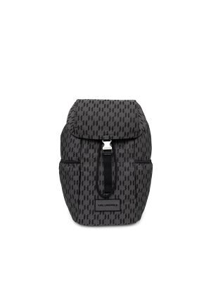Karl Lagerfeld Monogram-Jacquard Backpack