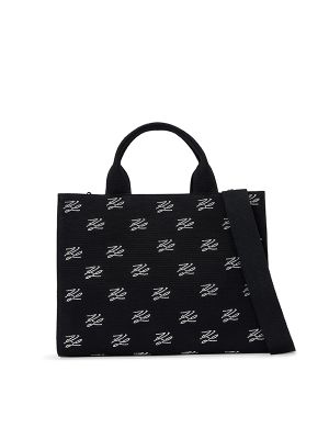 Karl Lagerfeld Medium Rhinestone-Embellished Tote Bag