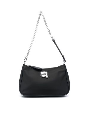 Karl Lagerfeld Ikon Appliqué-Detail Shoulder Bag