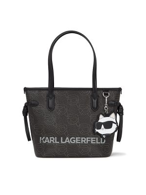 Karl Lagerfeld Small Ikon Monogram Tote Bag