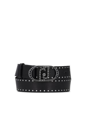 Liu Jo Stud-Embellished Leather Belt