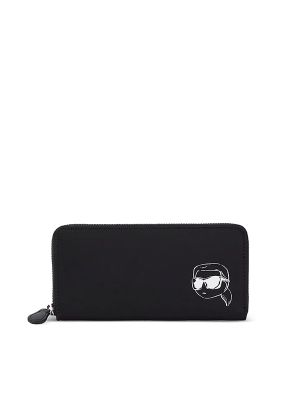 Karl Lagerfeld logo-print wallet