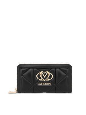 Love Moschino Logo-Plaque Wallet