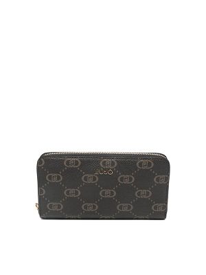 Liu Jo logo-pattern zip-around wallet
