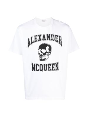 Alexander McQueen Skull Logo-Print T-Shirt