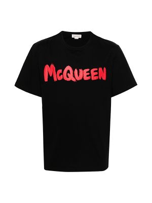 Alexander McQueen Logo Graffiti-Print T-Shirt
