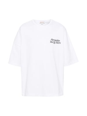Alexander McQueen Logo-Print Cotton T-Shirt