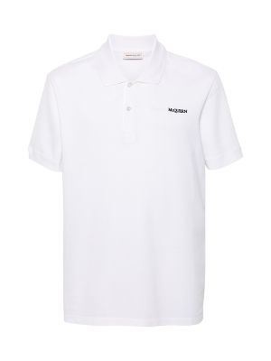 Alexander McQueen Logo-Embroidered Cotton Polo Shirt