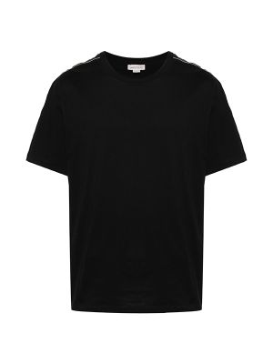 Alexander McQueen Logo-Trim Cotton T-Shirt