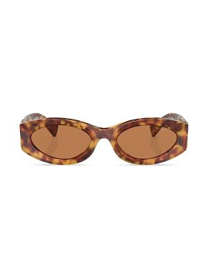 Miu Miu Eyewear Tortoiseshell Cat-Eye Sunglasses