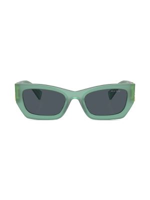Miu Miu Eyewear Logo-Plaque Rectangle-Frame Sunglasses