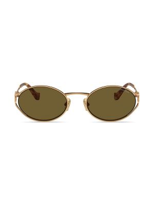 Miu Miu Eyewear Logo-Plaque Sunglasses