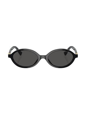 Miu Miu Eyewear Logo-Lettering Oval Sunglasses