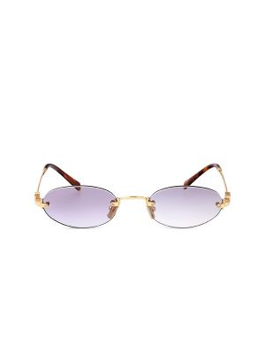Miu Miu Eyewear Oval-Frame Sunglasses