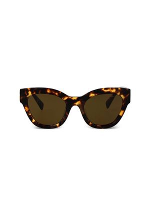 Miu Miu Eyewear Tortoiseshell Cat-Eye Sunglasses
