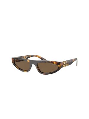 Miu Miu Eyewear Tortoiseshell-Effect Sunglasses