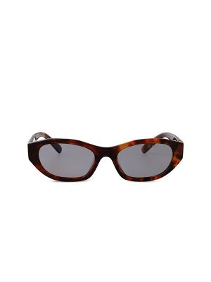 Miu Miu Eyewear Logo-Plaque Tortoiseshell Sunglasses