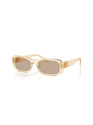 Miu Miu Eyewear 08ZS Rectangle-Frame Sunglasses