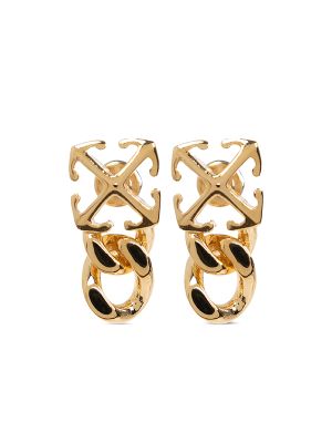Off-White Arrow Drop Earrings