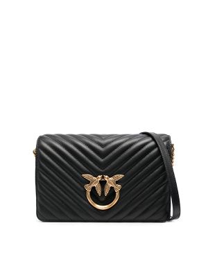 Pinko Classic Click V-Quilted Love Bag