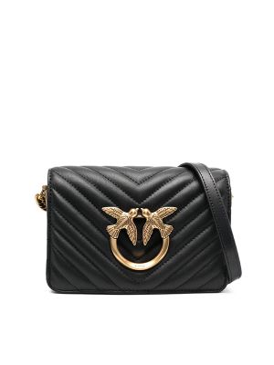 Pinko Mini Chevron-Quilted Click Love Bag