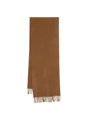 A.P.C. Logo-Embroidered Wool Scarf