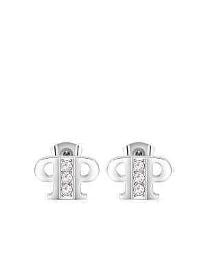 Philipp Plein Elements Earrings Silver Tone